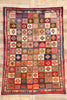 6 x 9 Vintage Persian Lori Checkerboard Rug 78881
