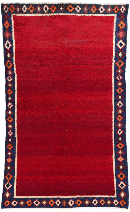 5 x 8 Vintage Red Persian Lori Rug 78883