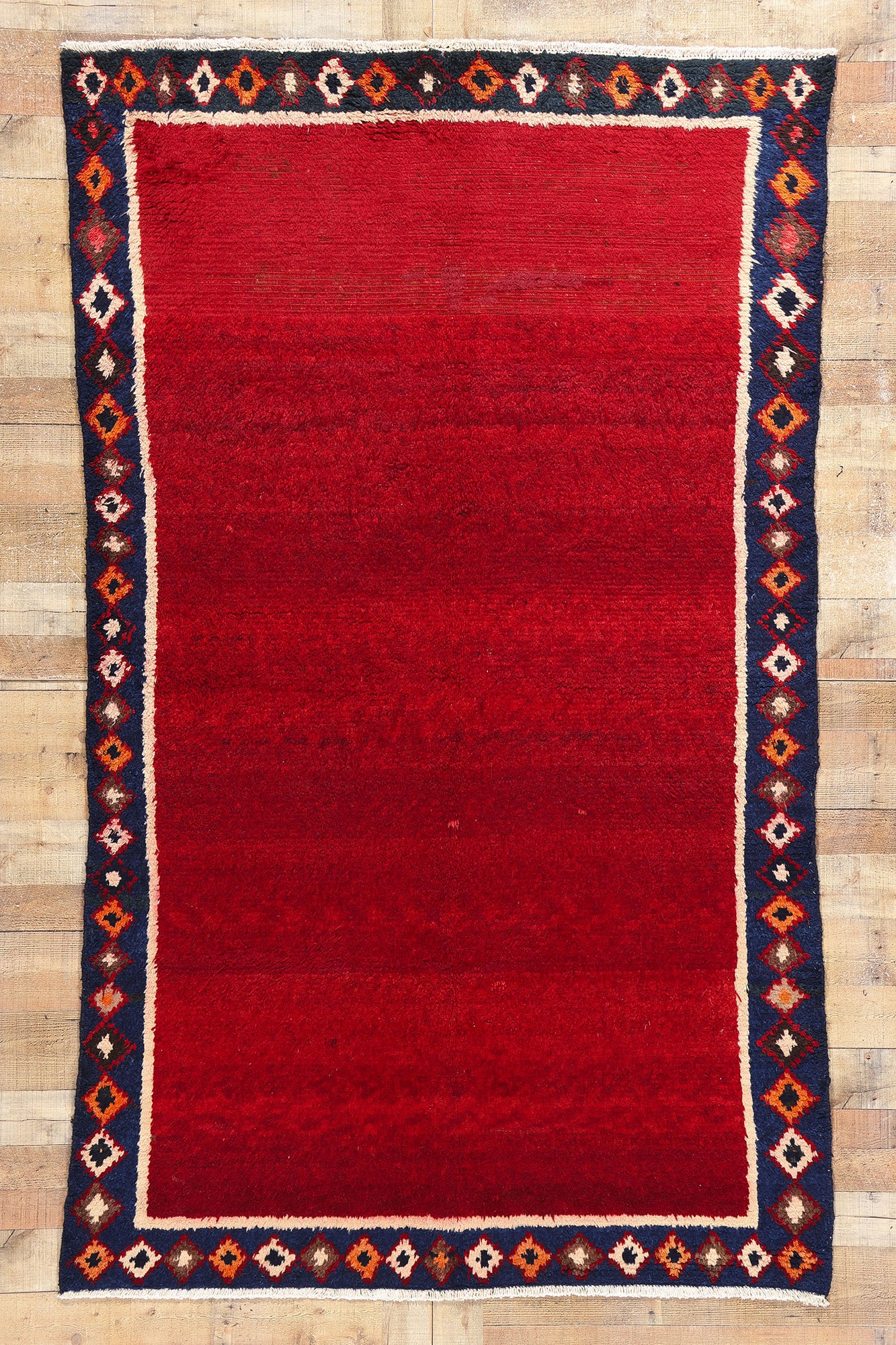 5 x 8 Vintage Red Persian Lori Rug 78883