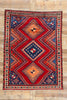 6 x 9 Vintage Persian Lori Diamond Medallion Rug 78882