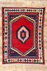 7 x 9 Vintage Persian Lori Geometric Medallion Rug 78884
