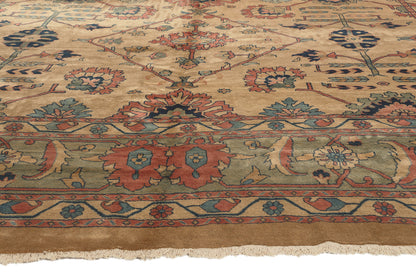 13 x 18 Vintage Persian Mahal Rug 75828
