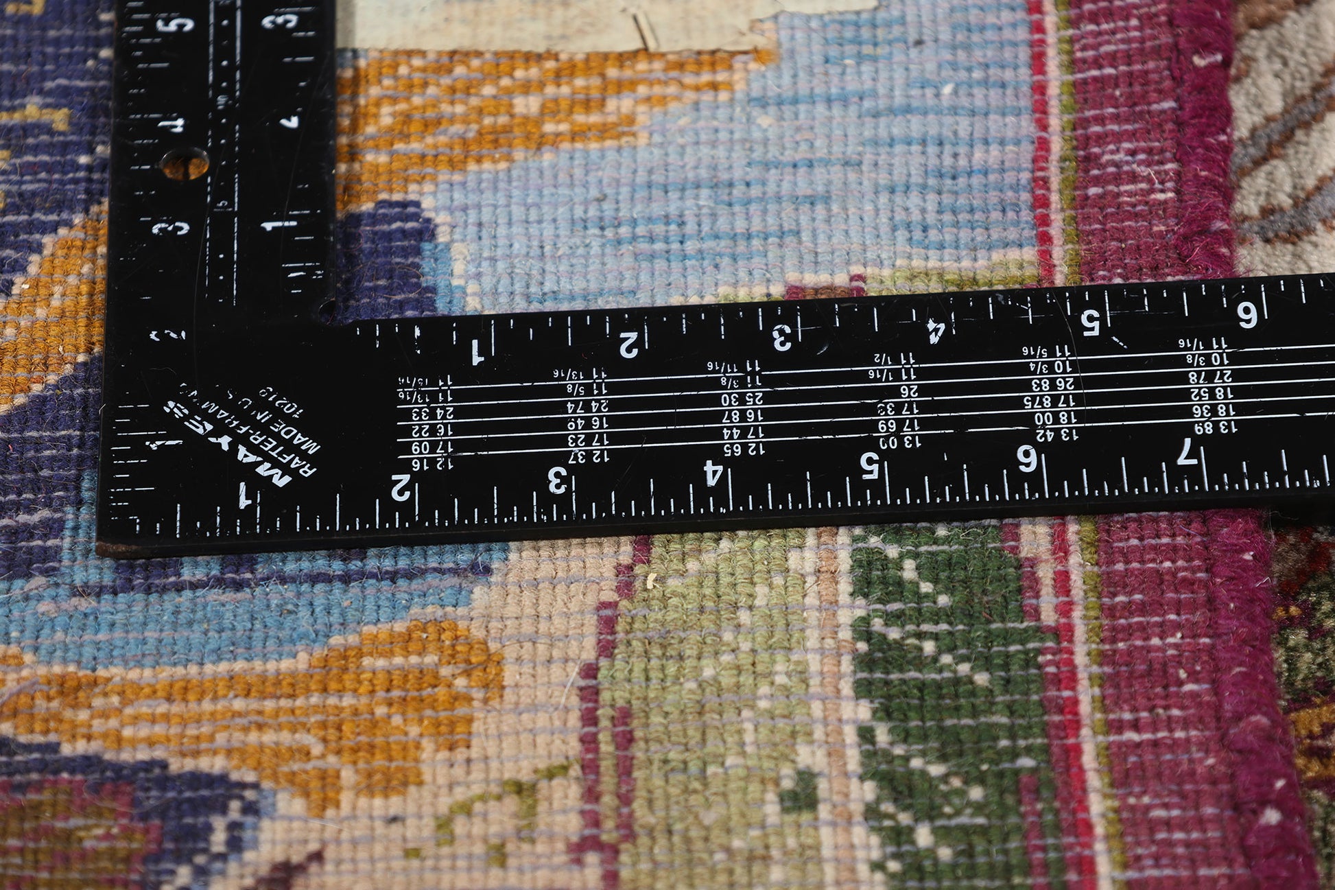 4 x 7 Vintage Persian Mashhad Pictorial Rug 78898