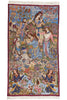 4 x 7 Vintage Persian Mashhad Pictorial Rug 78898