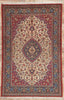 4 x 7 Vintage Persian Qum Rug 78689