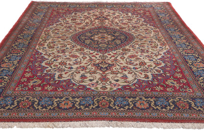 4 x 7 Vintage Persian Qum Rug 78689