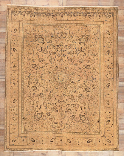 10 x 12 Vintage Persian Khorassan Rug 76445