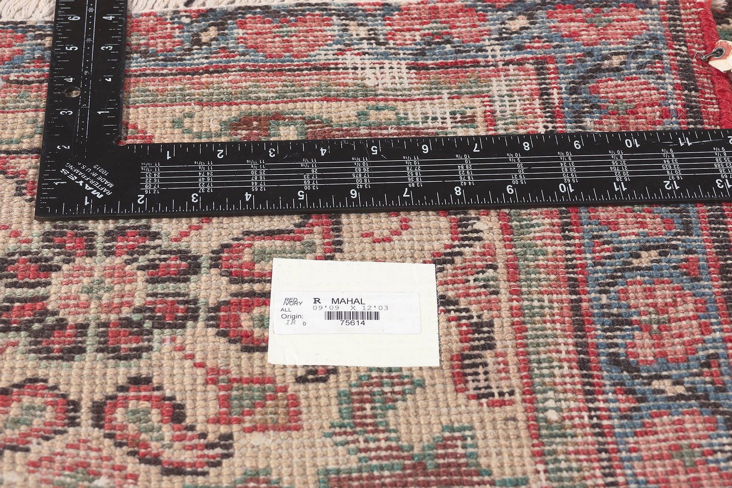 10 x 12 Vintage Persian Mahal Rug 75614