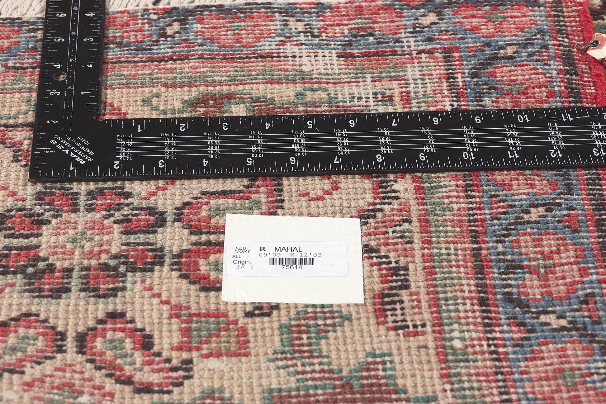 10 x 12 Vintage Persian Mahal Rug 75614