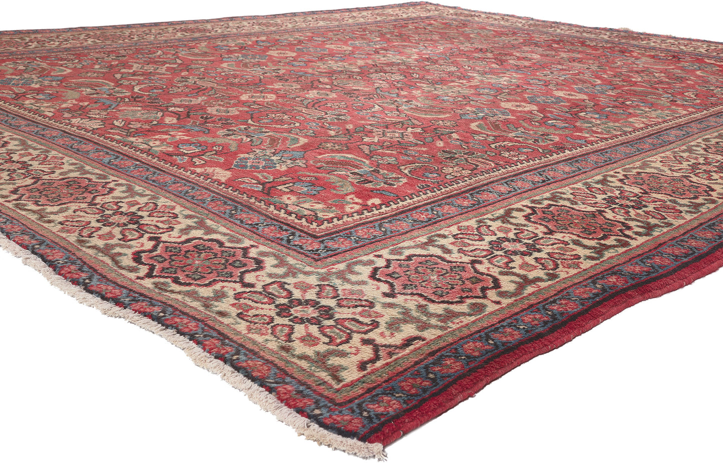 10 x 12 Vintage Persian Mahal Rug 75614