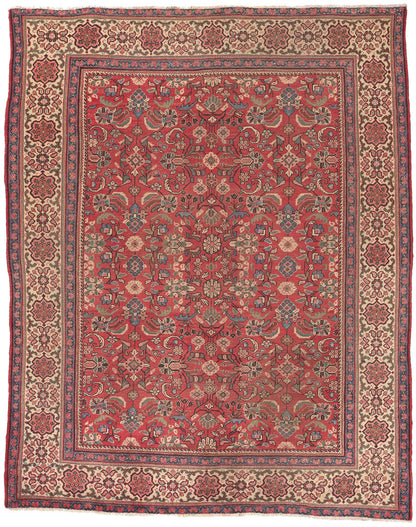 10 x 12 Vintage Persian Mahal Rug 75614