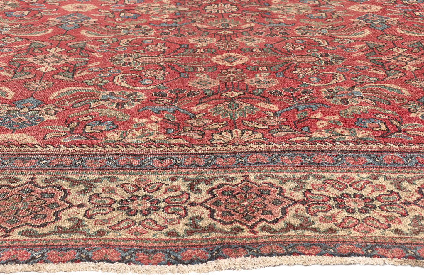 10 x 12 Vintage Persian Mahal Rug 75614