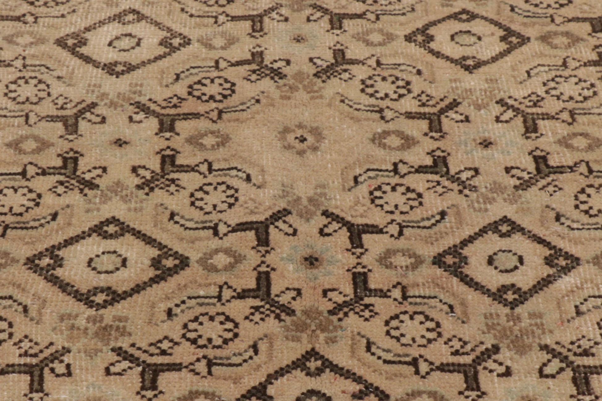 10 x 13 Vintage Persian Mahal Rug 53729