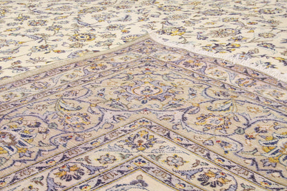 10 x 13 Vintage Persian Kashan Rug 76372