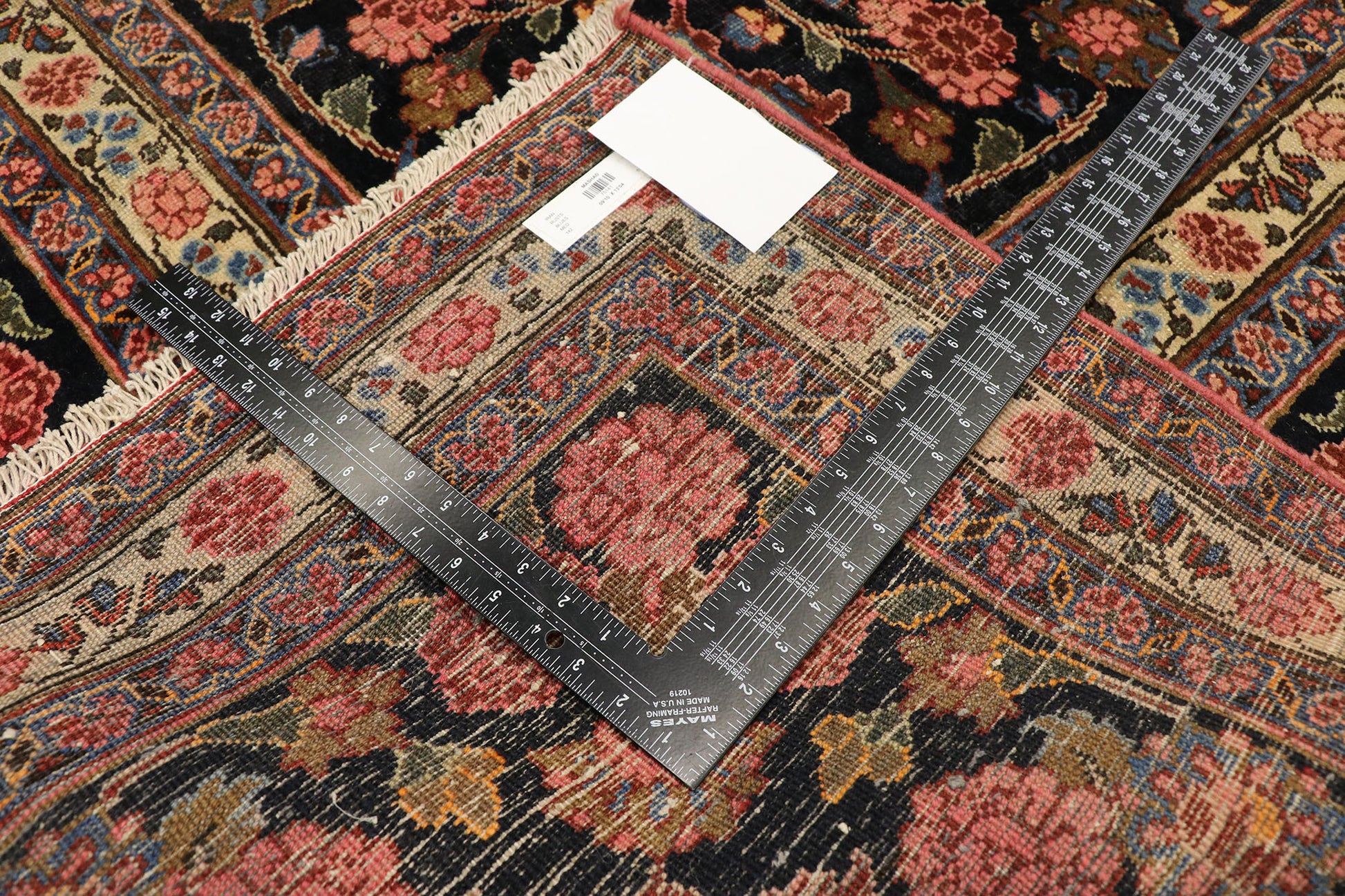 10 x 13 Vintage Persian Mashhad Rug 75141