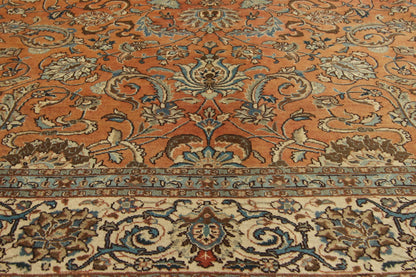 10 x 13 Vintage Persian Tabriz Rug 75612