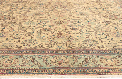 10 x 13 Vintage Persian Tabriz Rug 76489