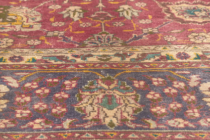 10 x 13 Vintage Persian Tabriz Rug 74331