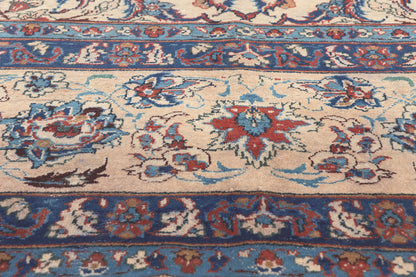 10 x 14 Vintage Persian Yazd Rug 76490