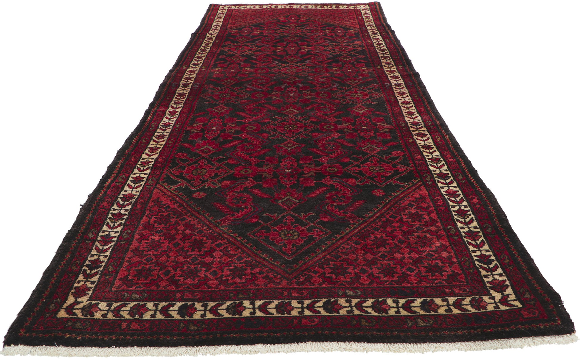 3 x 10 Vintage Persian Malayer Rug 61036