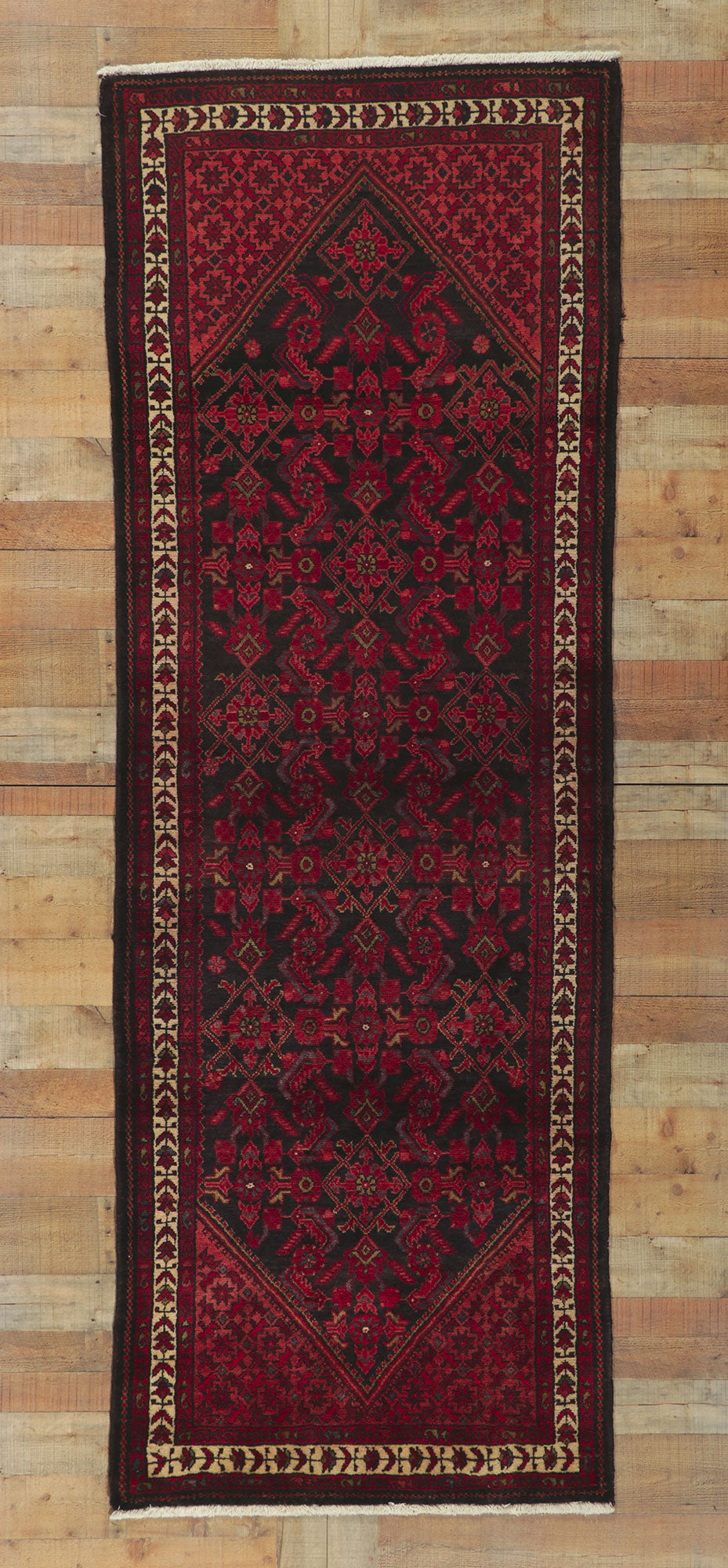 3 x 10 Vintage Persian Malayer Rug 61036