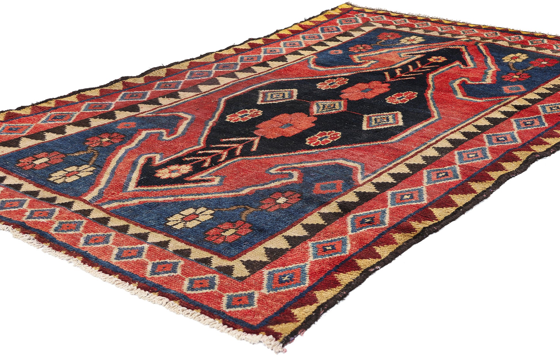 3 x 7 Vintage Persian Lori Rug 78885