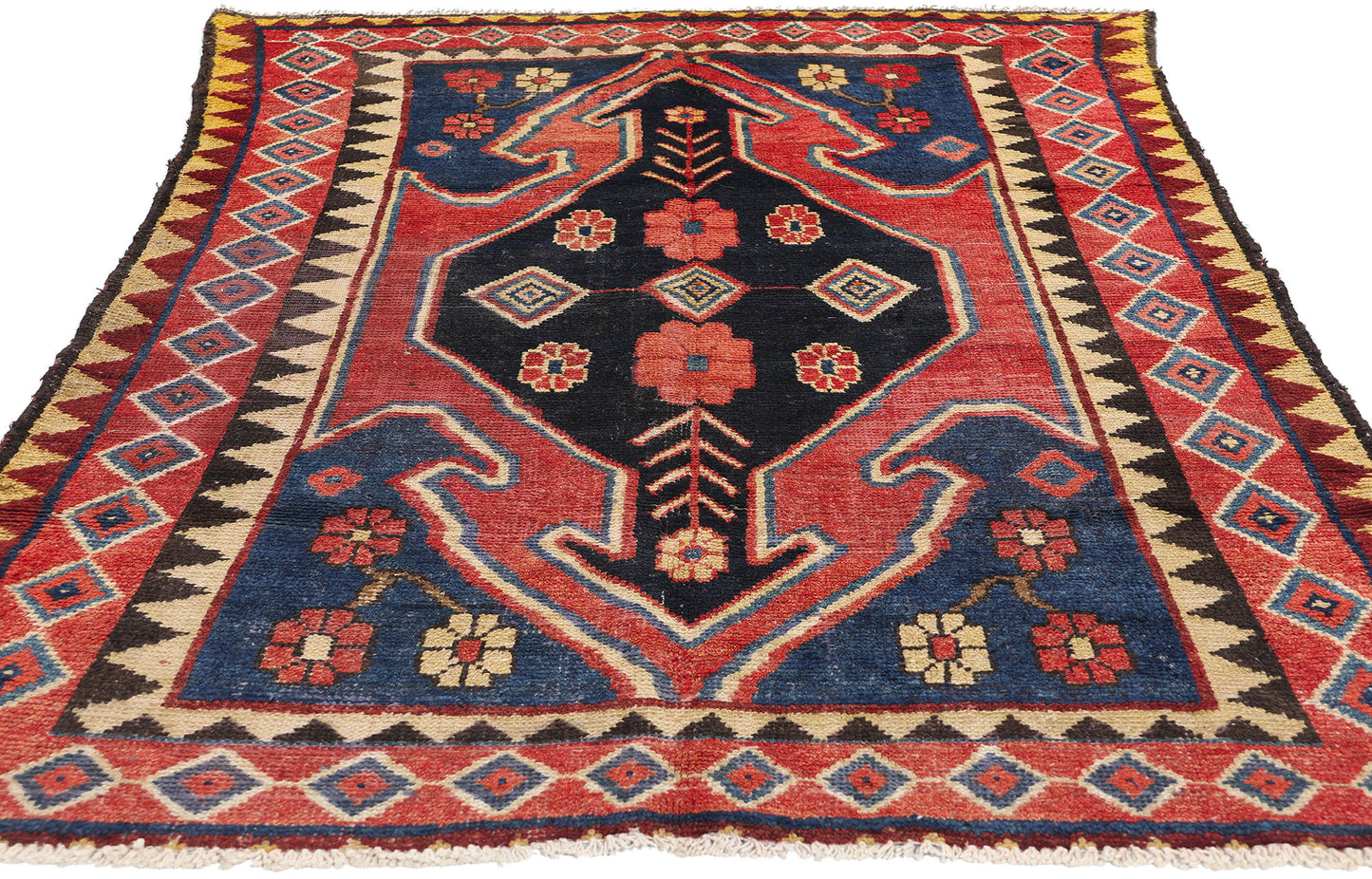 3 x 7 Vintage Persian Lori Rug 78885