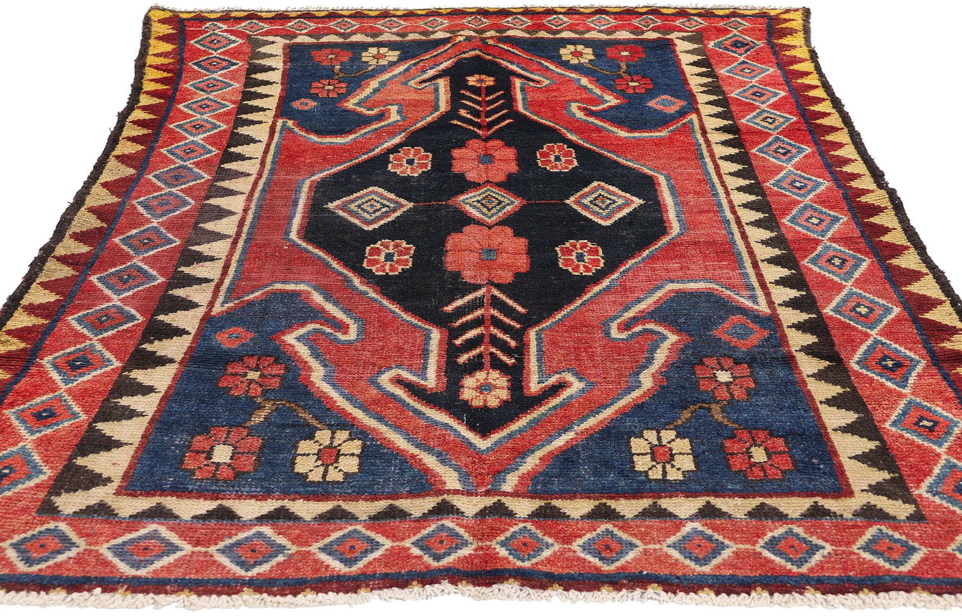 3 x 7 Vintage Persian Lori Rug 78885
