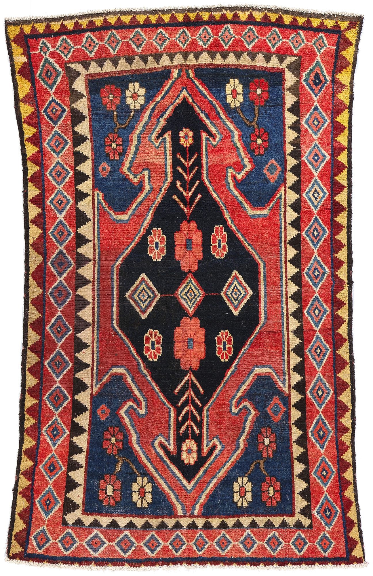 3 x 7 Vintage Persian Lori Rug 78885