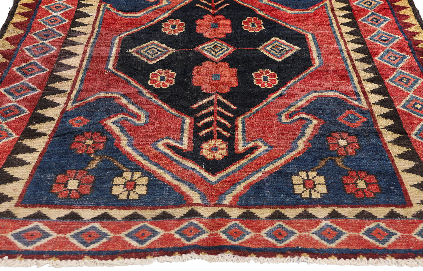 3 x 7 Vintage Persian Lori Rug 78885