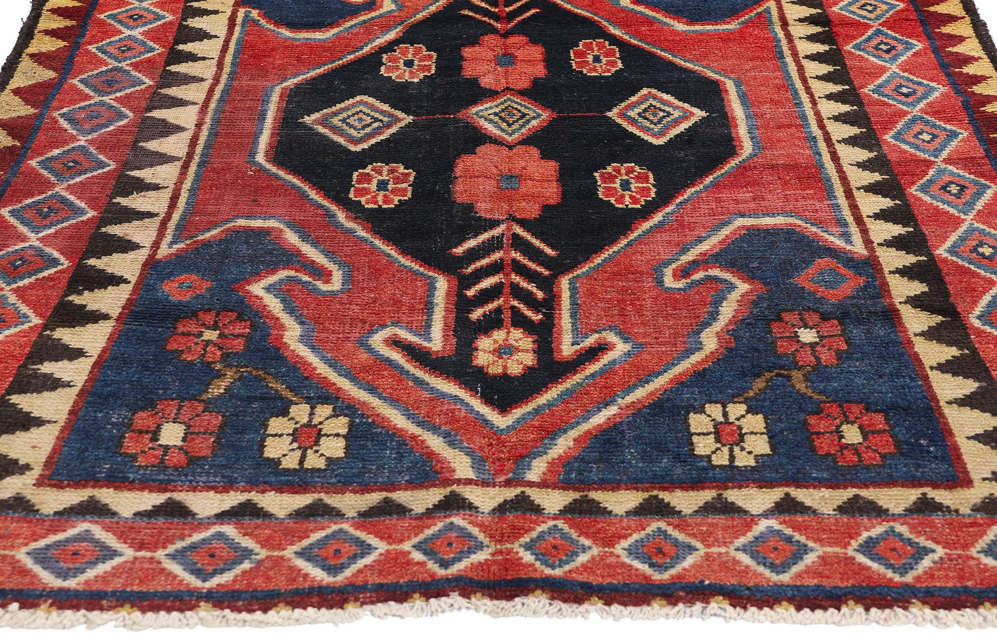 3 x 7 Vintage Persian Lori Rug 78885