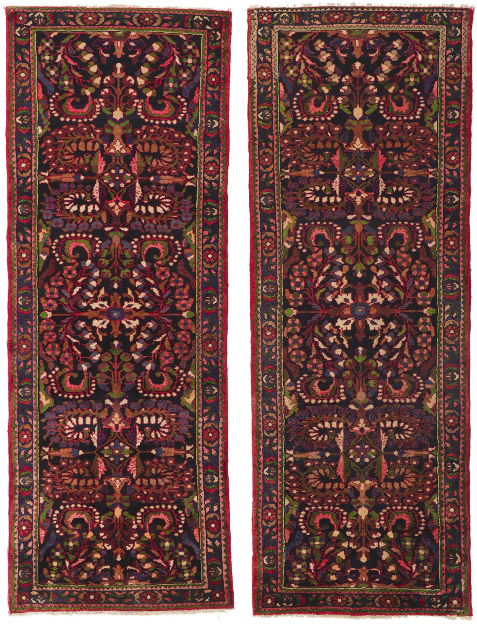 4 x 10 Vintage Persian Malayer Rug 61040