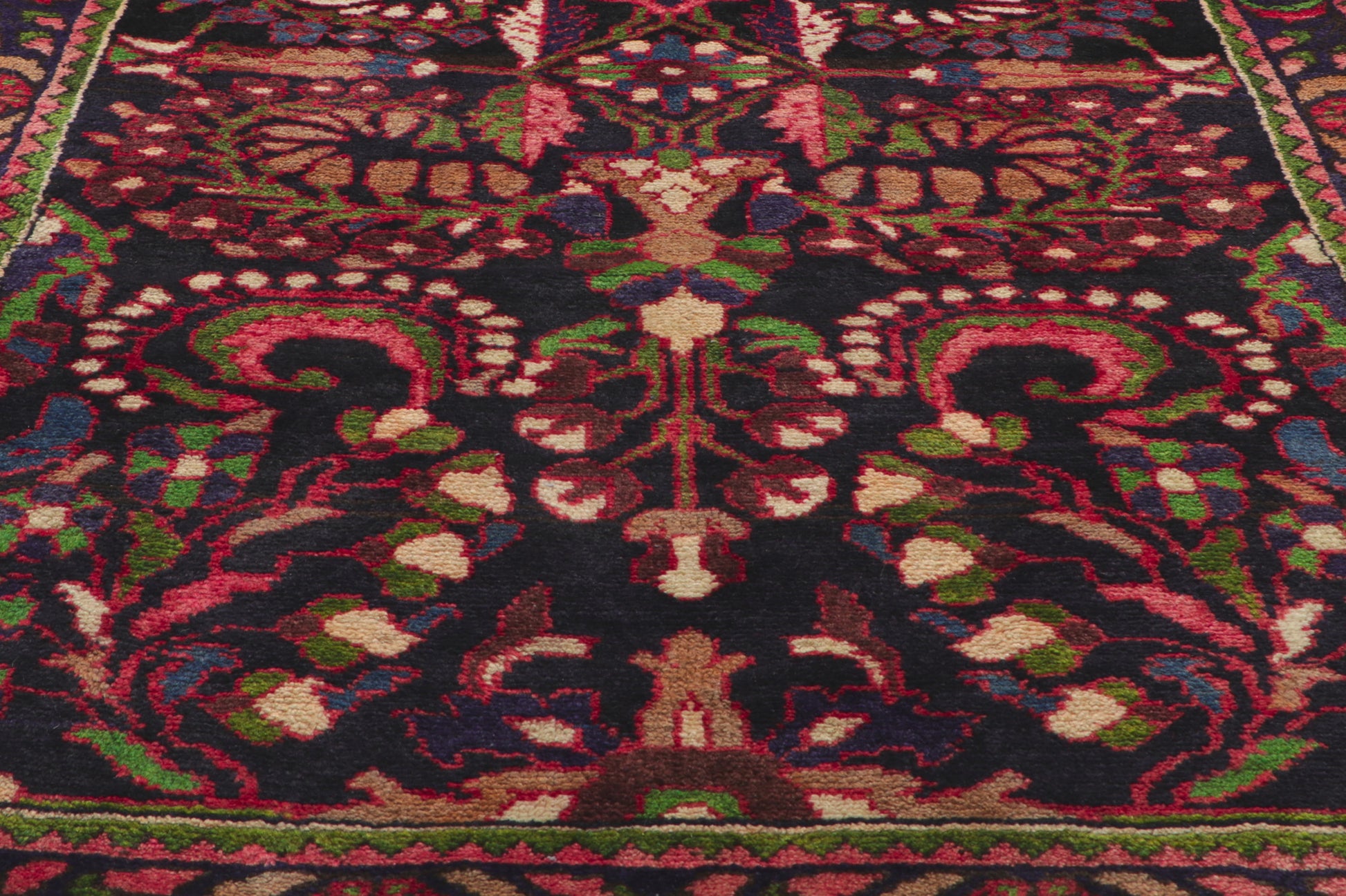 4 x 10 Vintage Persian Malayer Rug 61040