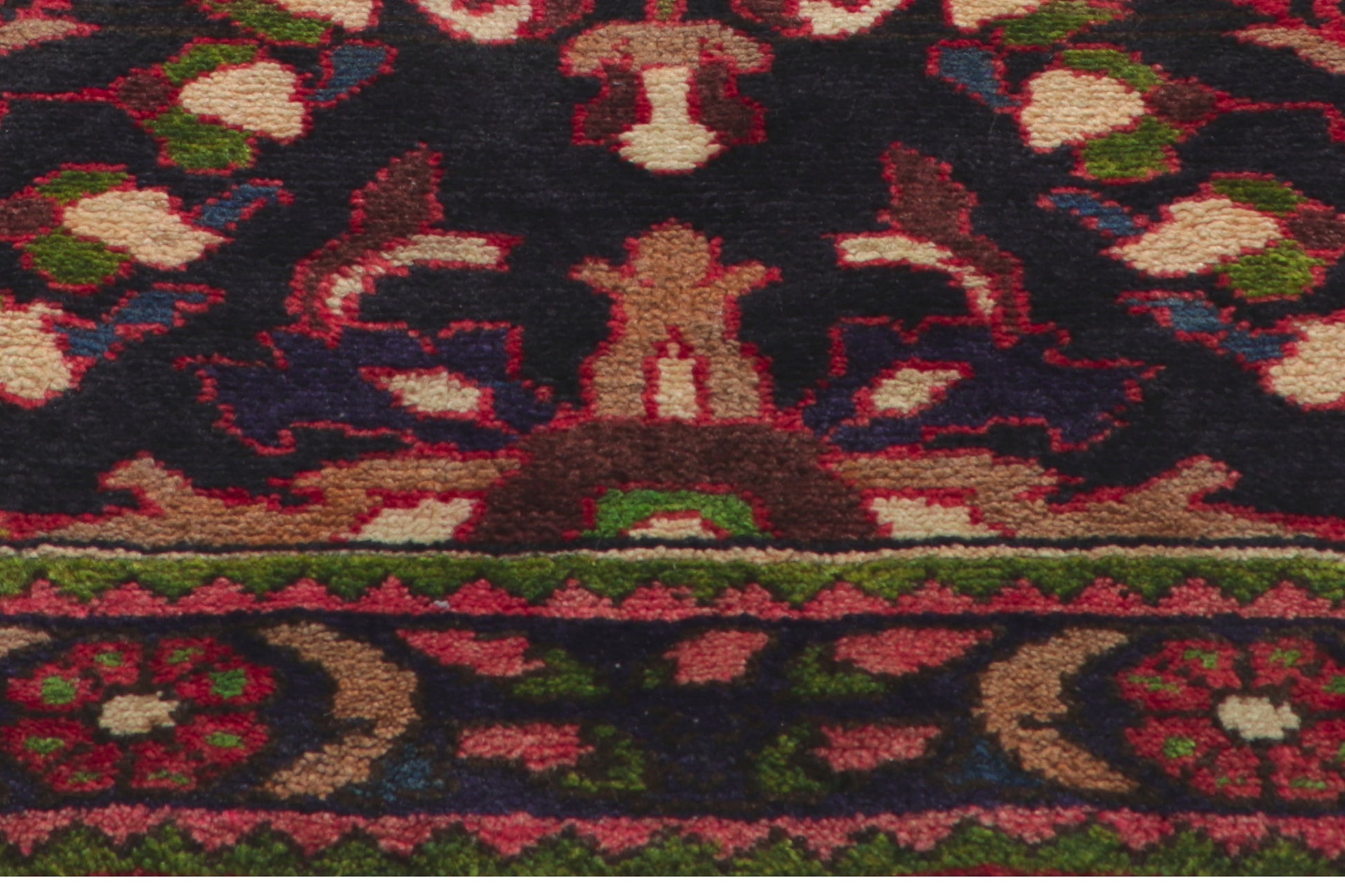 4 x 10 Vintage Persian Malayer Rug 61040