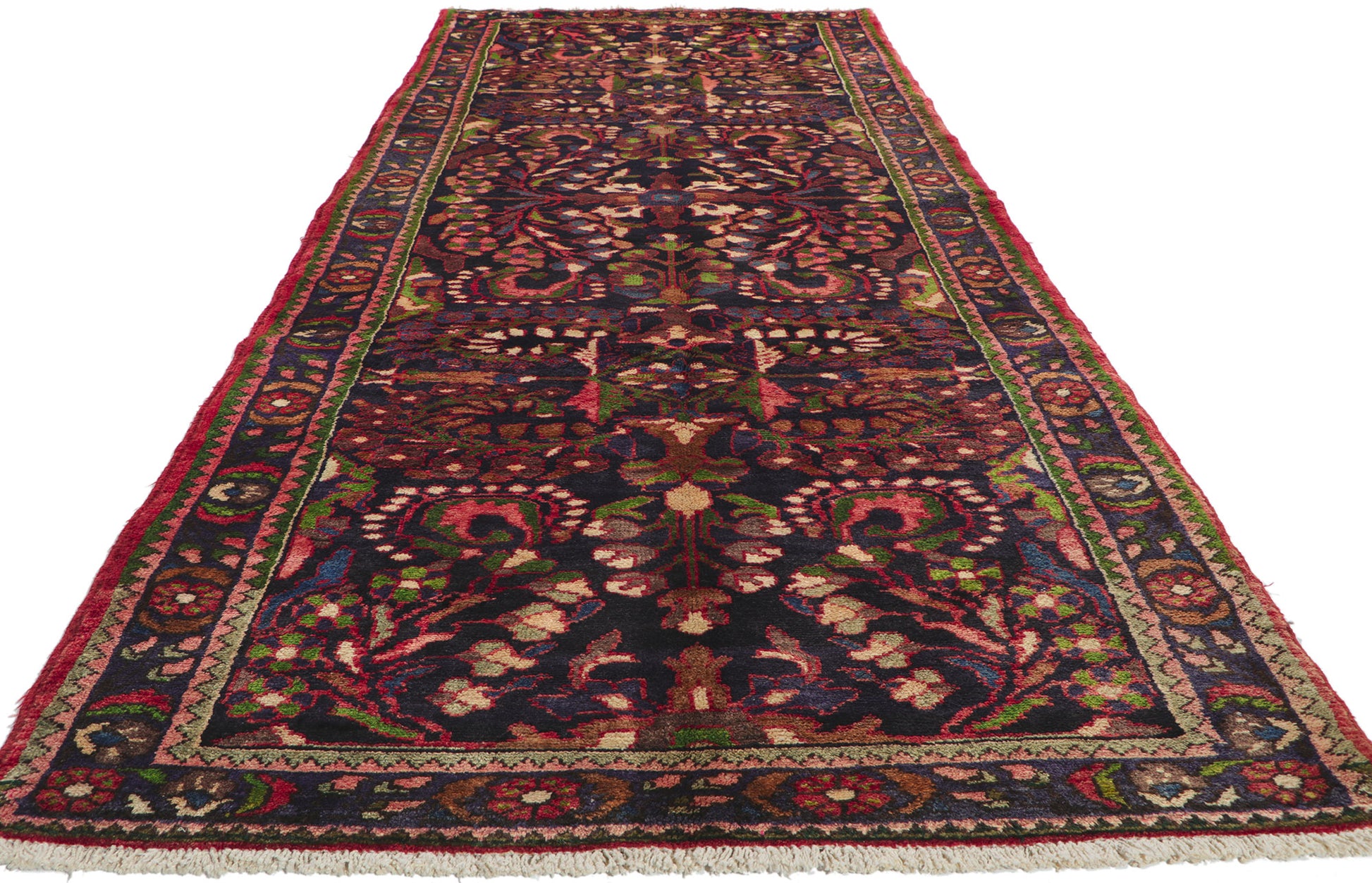 4 x 10 Vintage Persian Malayer Rug 61047