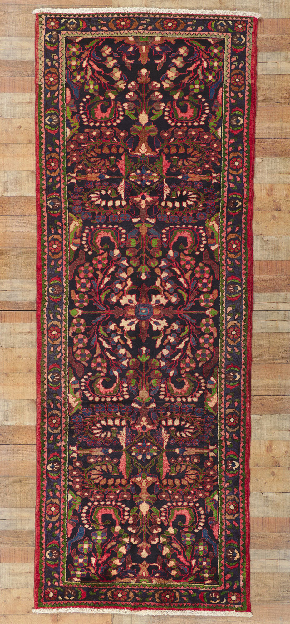 4 x 10 Vintage Persian Malayer Rug 61047