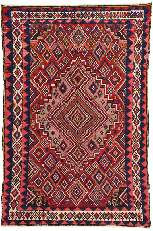 5 x 8 Vintage Persian Lori Rug 78856