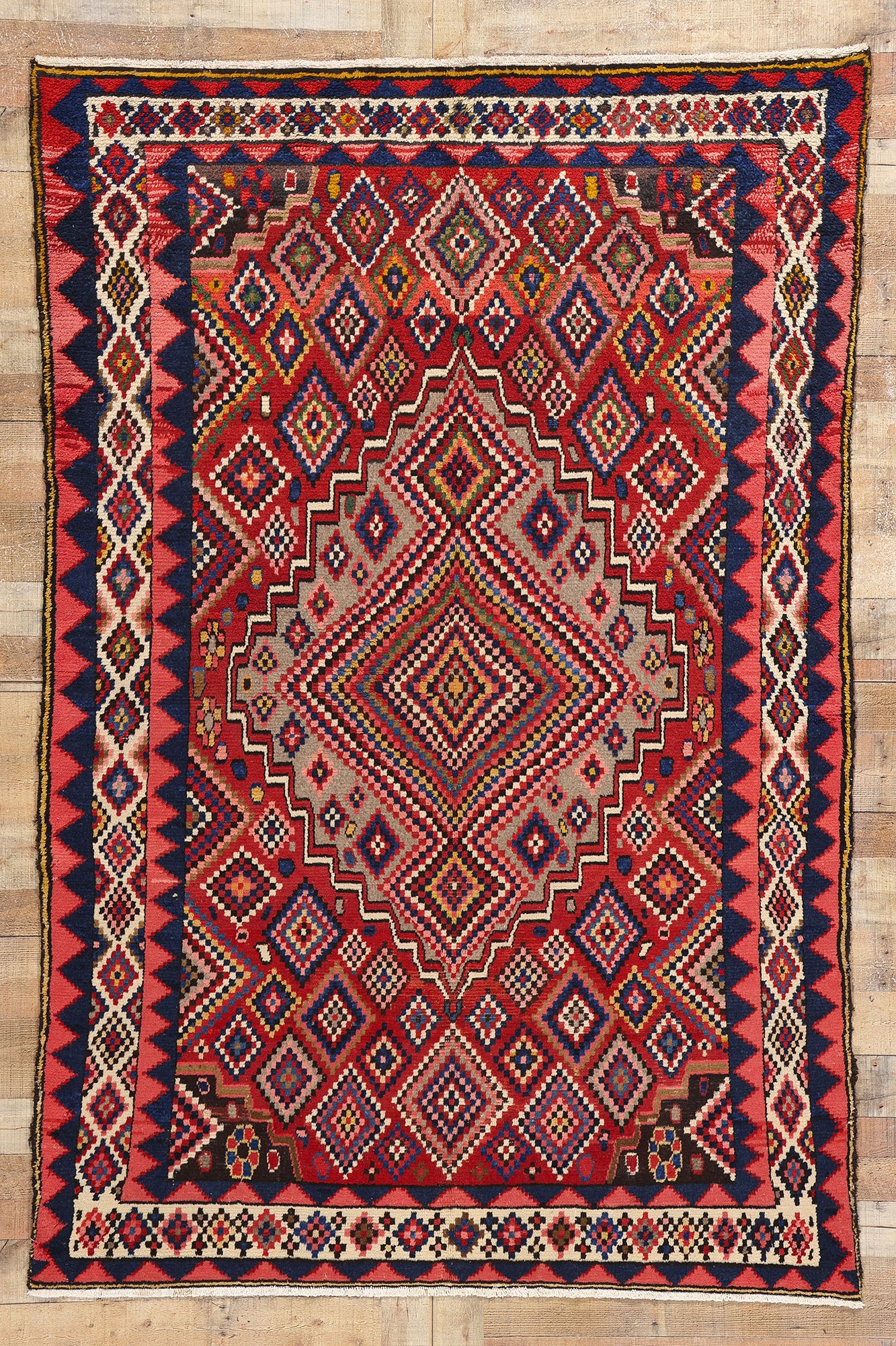 5 x 8 Vintage Persian Lori Rug 78856