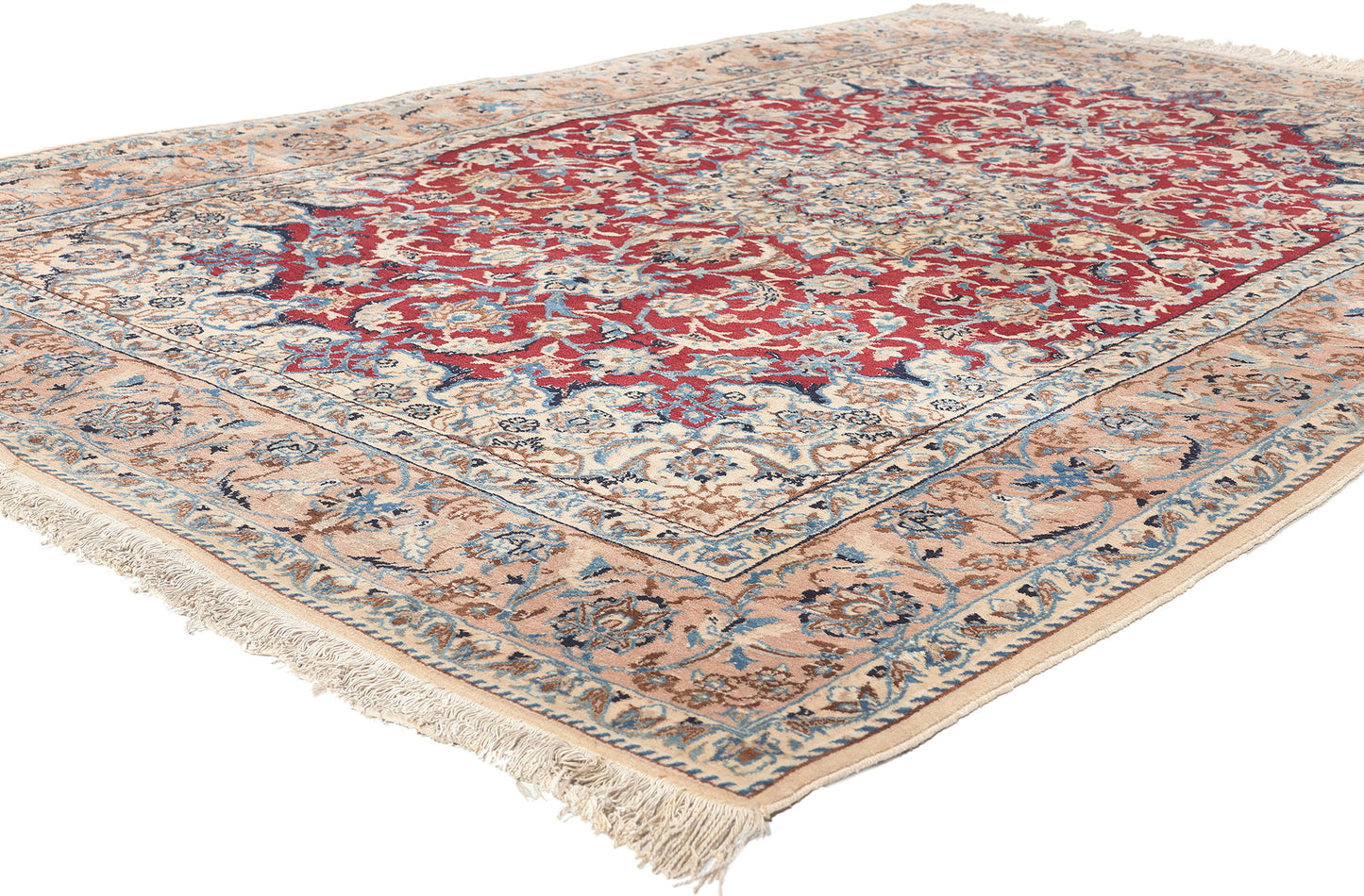 5 x 8 Vintage Persian Nain Rug 78661