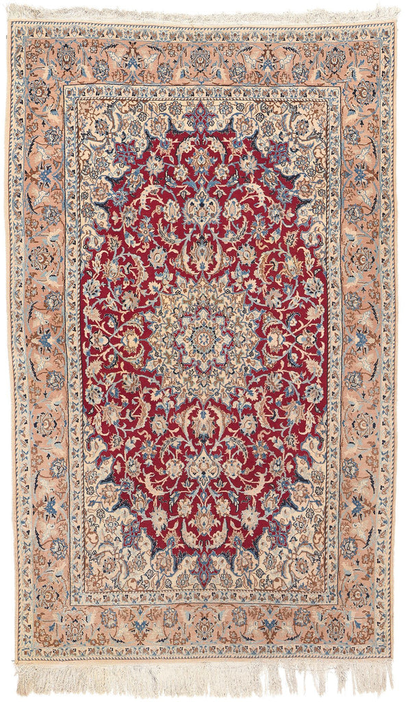 5 x 8 Vintage Persian Nain Rug 78661