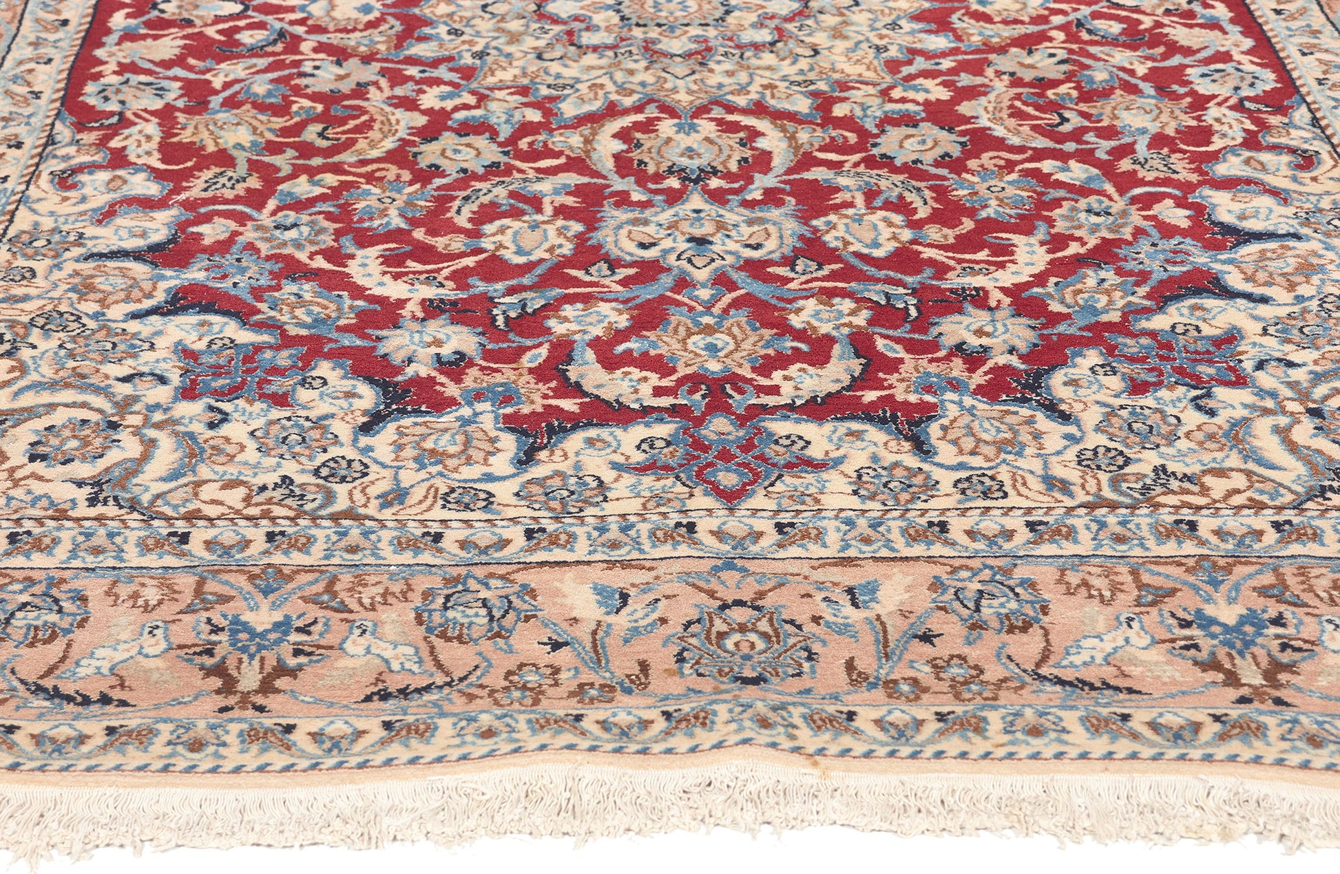5 x 8 Vintage Persian Nain Rug 78661