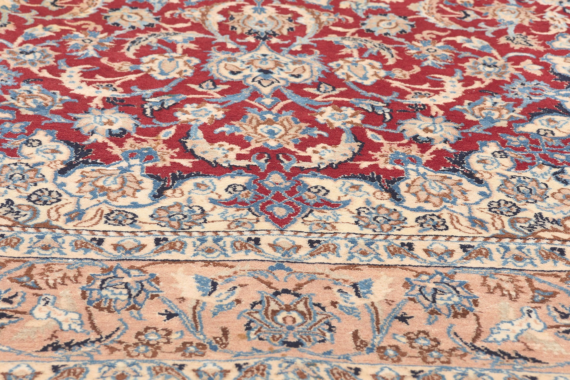5 x 8 Vintage Persian Nain Rug 78661