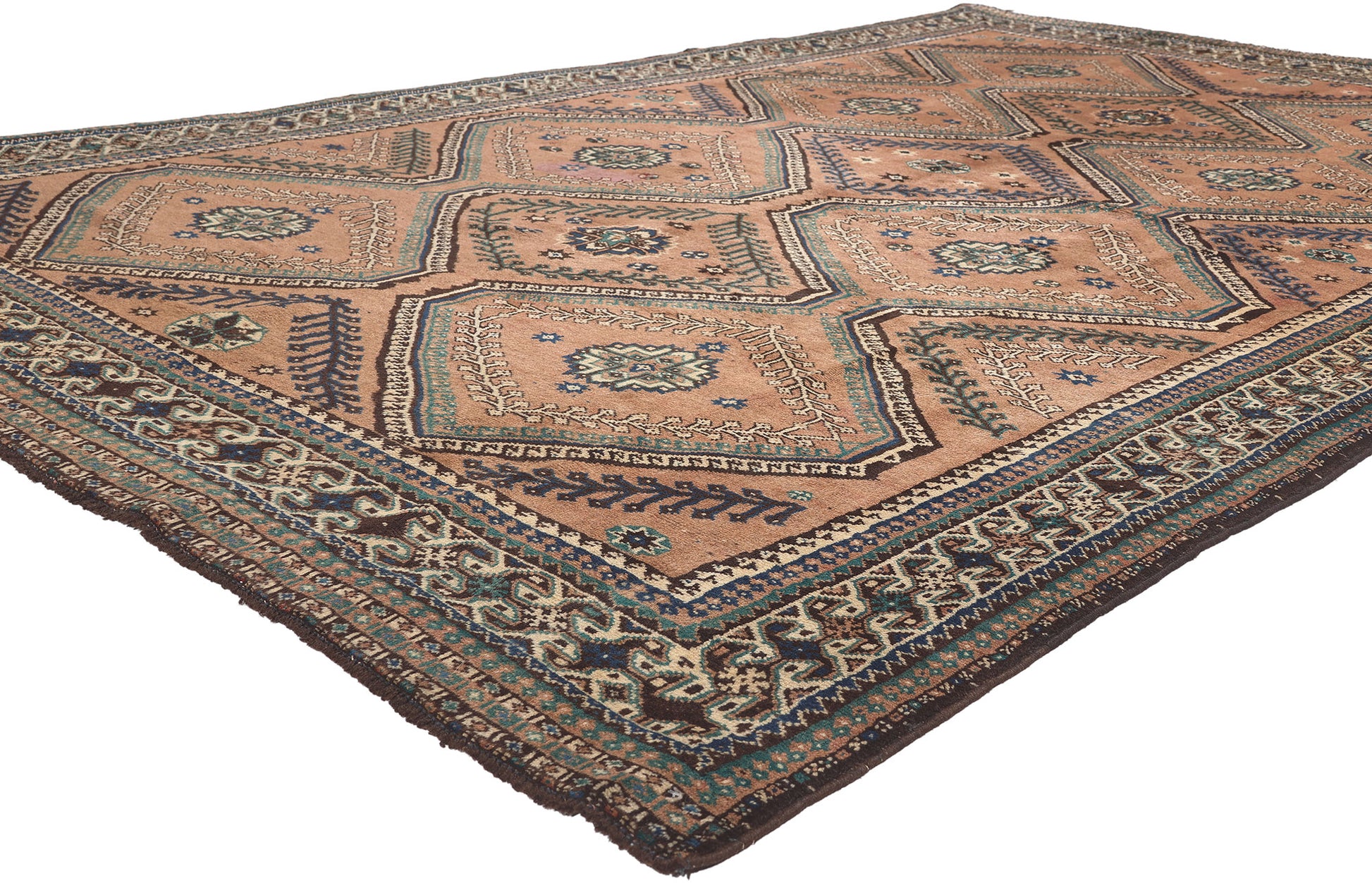 6 x 10 Vintage Persian Shiraz Rug 75926