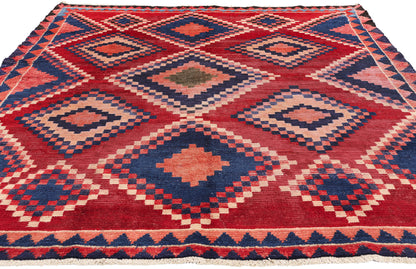 6 x 9 Vintage Persian Lori Rug 78862