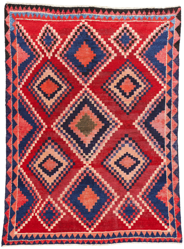 6 x 9 Vintage Persian Lori Rug 78862