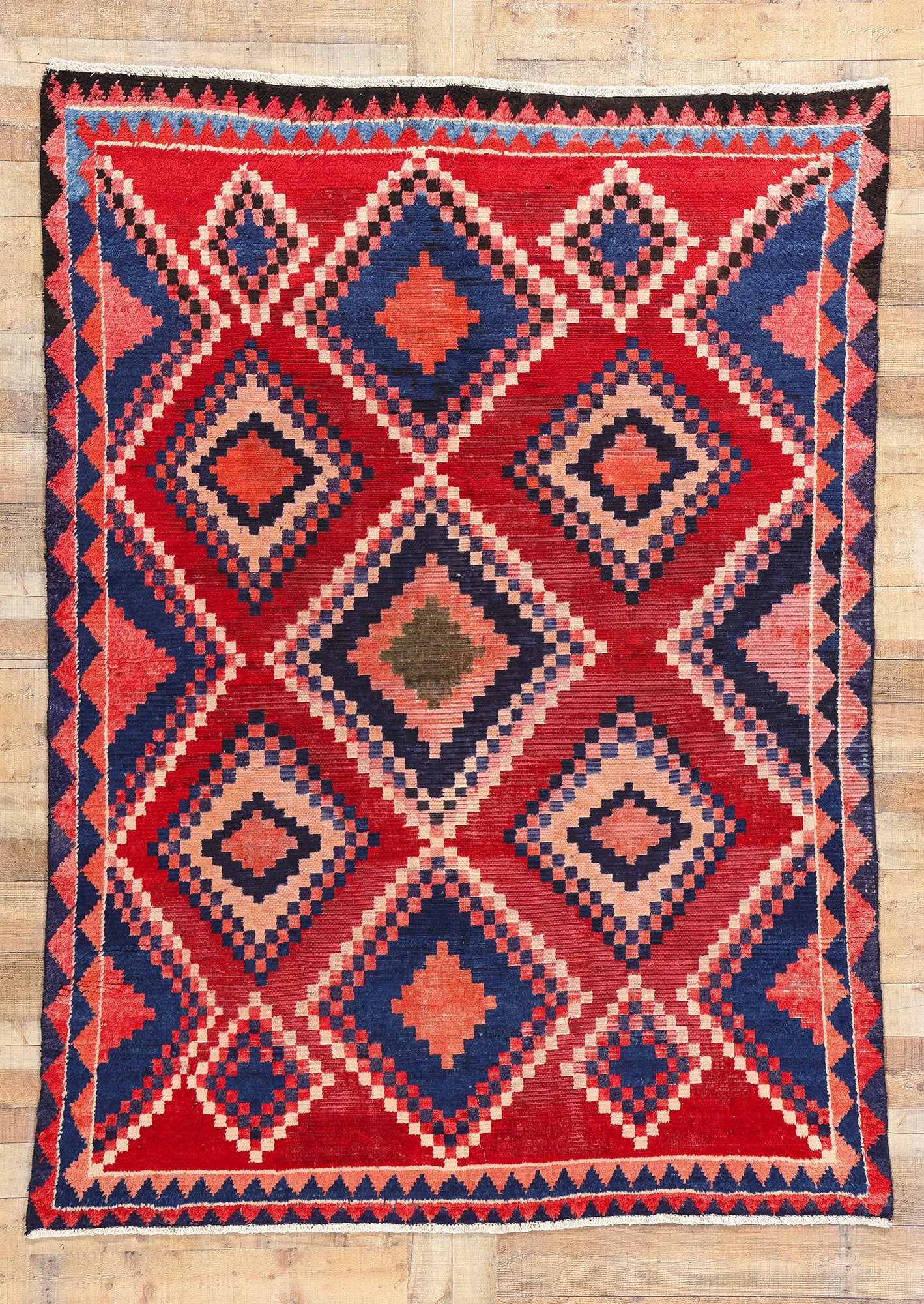 6 x 9 Vintage Persian Lori Rug 78862