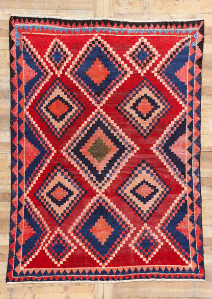 6 x 9 Vintage Persian Lori Rug 78862