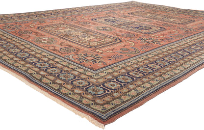 7 x 10 Vintage Persian Ardabil Rug 74930