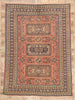 7 x 10 Vintage Persian Ardabil Rug 74930