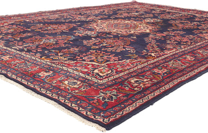 7 x 10 Vintage Persian Mehraban Rug 76024